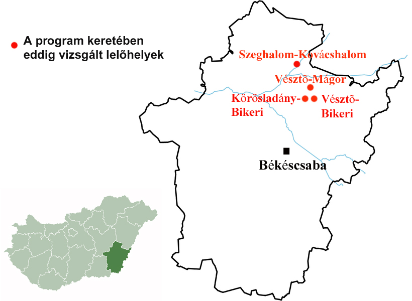 magyarország térkép szeghalom Újkőkori települések kutatása Békés megyében   Sírásók naplója magyarország térkép szeghalom
